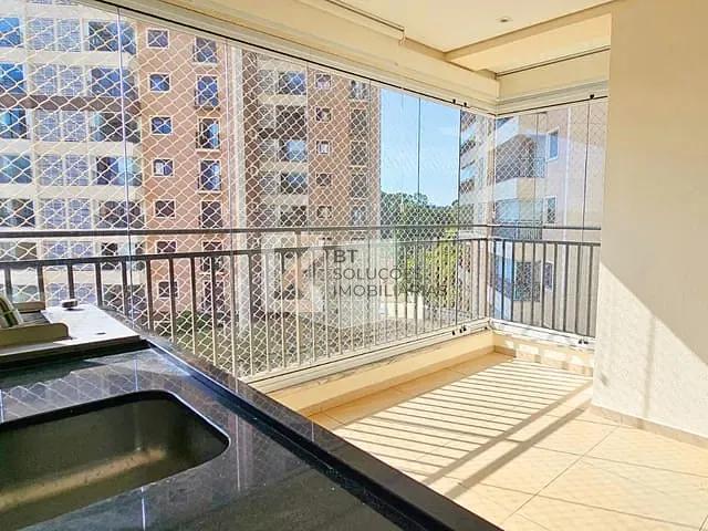 Apartamento 3 quartos e 2 banheiros, para alugar, no bairro Chácara Areal em Indaiatuba
