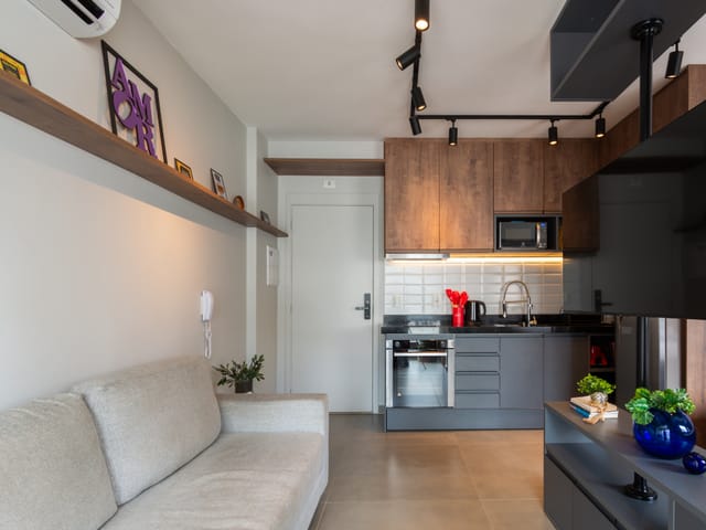 Apartamento com 29m² 1 quarto e 1 banheiro, à venda, no bairro Jardim Paulista em São Paulo