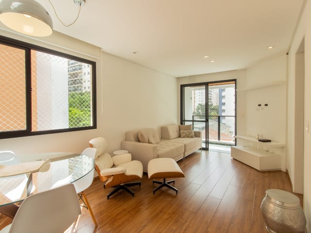 Foto do Apartamento - Apartamento para venda em Moema com 2 quartos, sendo 1 suíte , 60m² | Correteria Imóveis