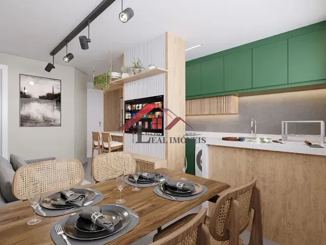 Apartamento com 39m² 2 quartos e 1 banheiro, à venda, no bairro Vila Príncipe de Gales em Santo André