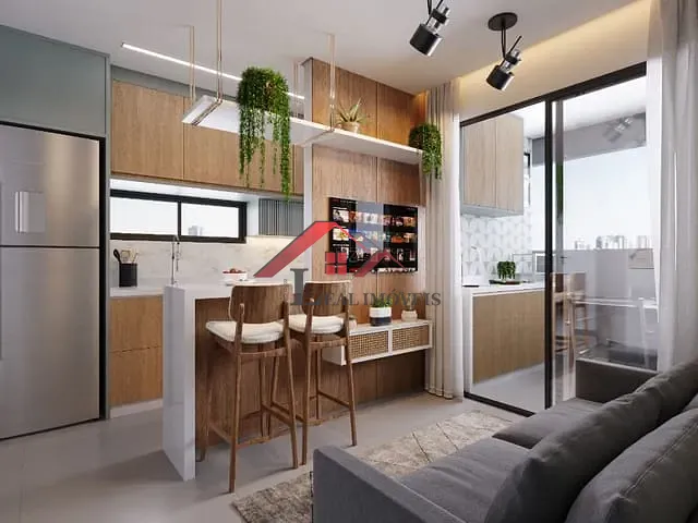 Apartamento com 39m² 2 quartos e 1 banheiro, à venda, no bairro Vila Príncipe de Gales em Santo André