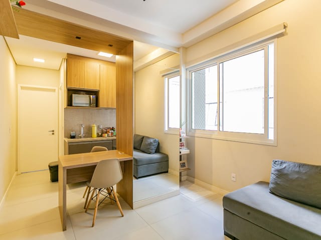 Apartamento com 30m² 1 quarto e 1 banheiro, à venda, no bairro Santa Cecília em São Paulo