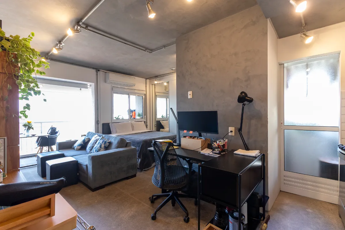 Apartamento para venda em Brooklin com 1 quarto, sendo 1 suíte, 44m²