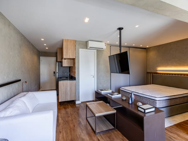 Apartamento com 36m² 1 quarto e 1 banheiro, à venda, no bairro Campo Belo em São Paulo