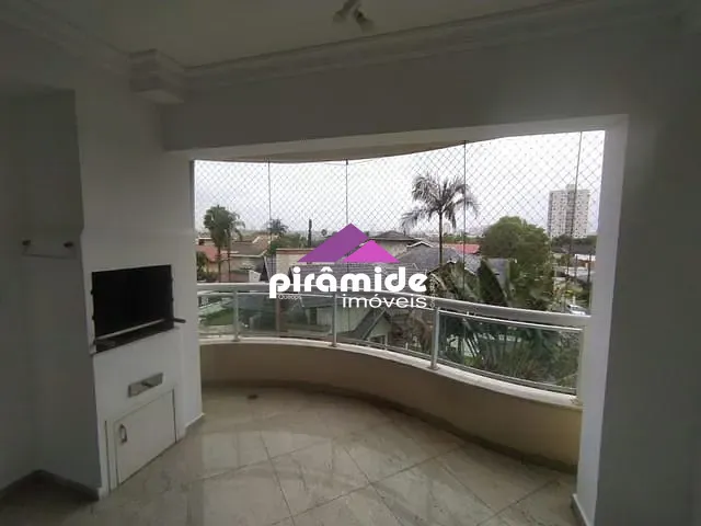 Apartamento com 105m² 3 quartos e 3 banheiros, para alugar, no bairro Parque Residencial Aquarius em São José dos Campos