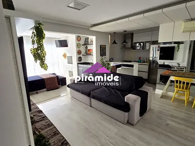 Apartamento com 65m² 1 quarto e 2 banheiros, à venda, no bairro Jardim Aquárius em São José dos Campos