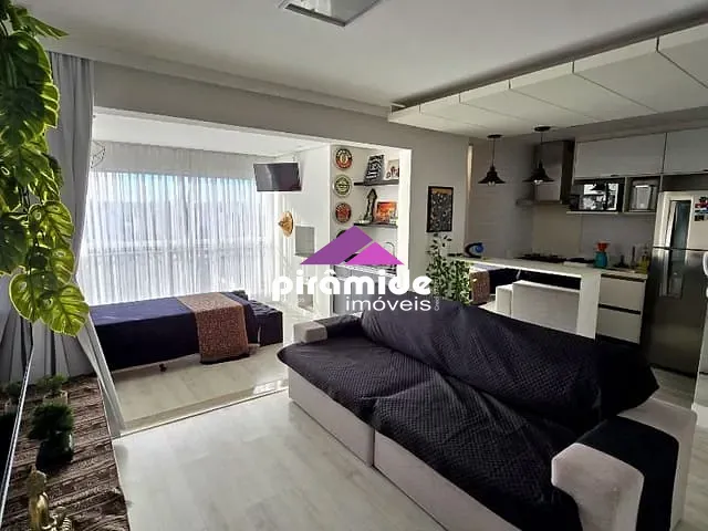 Apartamento com 65m² 1 quarto e 2 banheiros, à venda, no bairro Jardim Aquárius em São José dos Campos