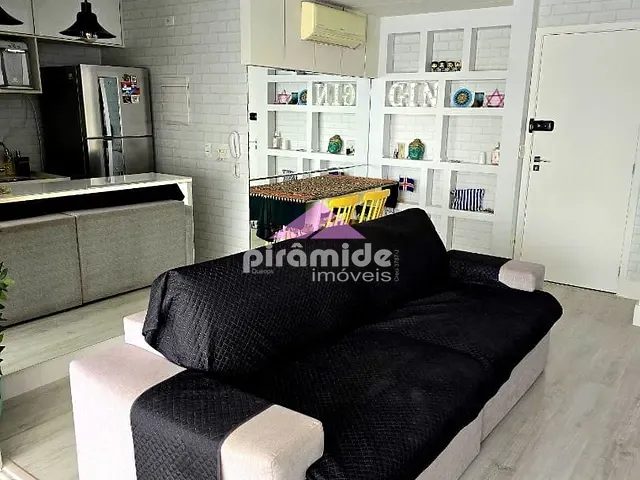Apartamento com 65m² 1 quarto e 2 banheiros, à venda, no bairro Jardim Aquárius em São José dos Campos
