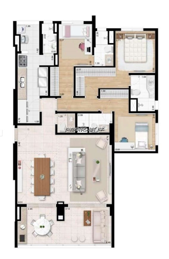 Apartamento, 3 quartos, 215 m² - Foto 36