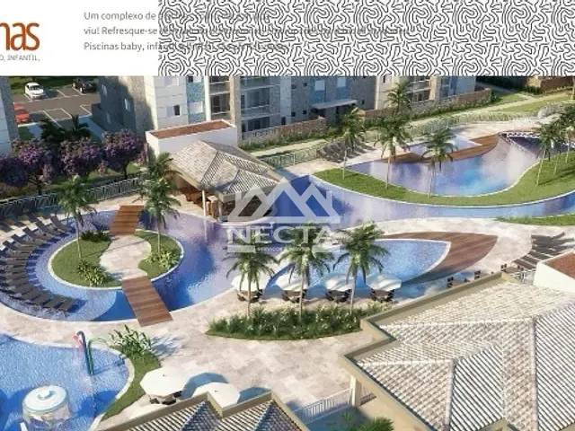 Apartamento com 58m² 2 quartos e 2 banheiros, à venda, no bairro Sape em Ubatuba