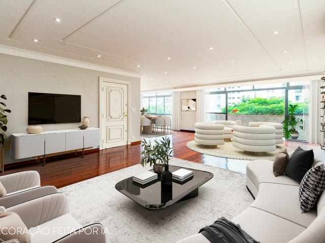 Apartamento com 233m² 3 quartos e 4 banheiros, à venda, no bairro Santa Cecília em São Paulo