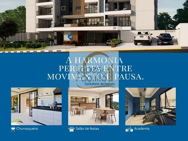 Apartamento 3 quartos e 2 banheiros, à venda, no bairro Vila Gardênia em Atibaia