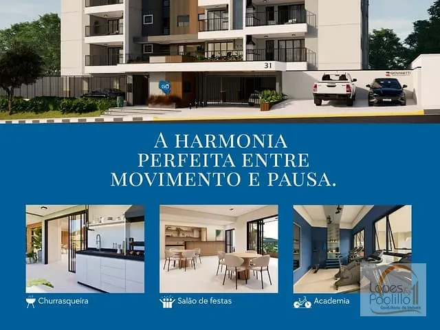 Apartamento 3 quartos e 2 banheiros, à venda, no bairro Vila Gardênia em Atibaia