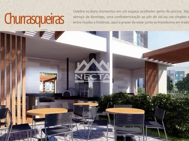 Apartamento com 58m² 2 quartos e 2 banheiros, à venda, no bairro Sapé em Ubatuba
