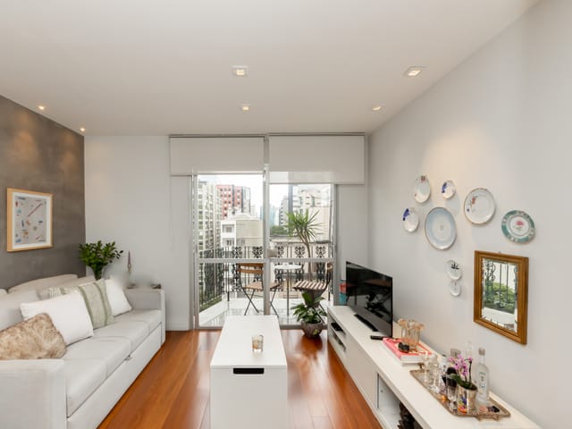 Foto do Apartamento - Apartamento tipo para venda em Itaim Bibi com 1 quarto, 53m² | Correteria Imóveis