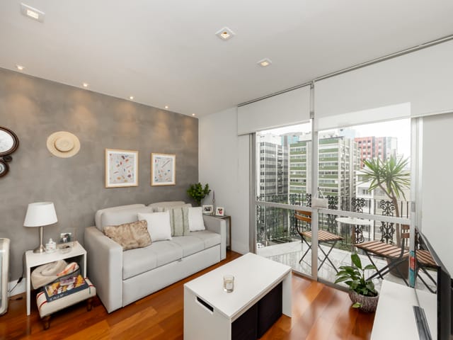 Foto do Apartamento - Apartamento tipo para venda em Itaim Bibi com 1 quarto, 53m² | Correteria Imóveis