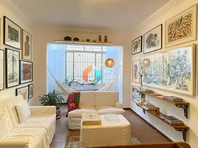 Apartamento com 90m² 2 quartos e 2 banheiros, à venda, no bairro Laranjeiras em Rio de Janeiro