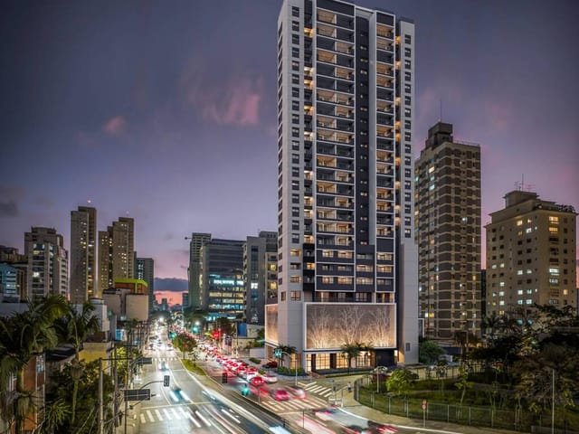 Foto do Apartamento - Apartamento à venda 2 Quartos 2 Suites 1 Vaga 99.4M² Brooklin Paulista São Paulo - SP | Zeit Brooklin - Residencial | Lares e Andares Imóveis