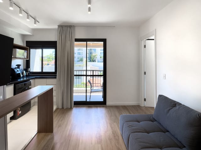 Apartamento com 40m² 1 quarto e 2 banheiros, à venda, no bairro Vila Madalena em São Paulo