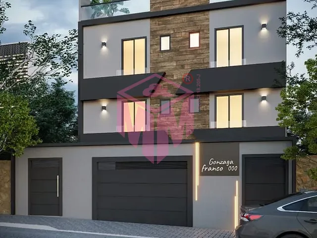 Apartamento com 65m² 2 quartos e 1 banheiro, à venda, no bairro Vila Guiomar em Santo André