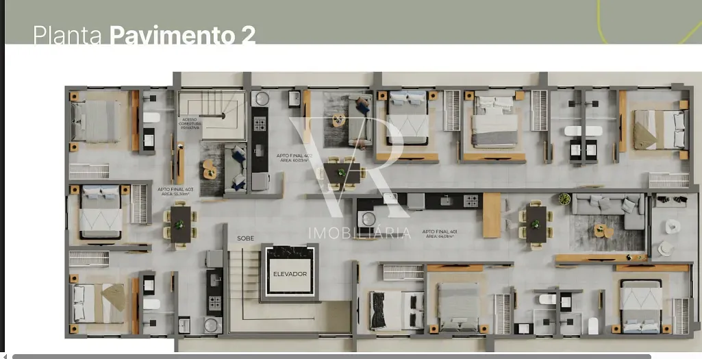 Apartamento, 3 quartos, 60 m² - Foto 6