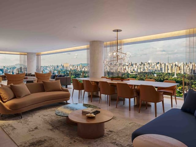 Apartamento com 2495m² 4 quartos e 6 banheiros, à venda, no bairro Ibirapuera em São Paulo