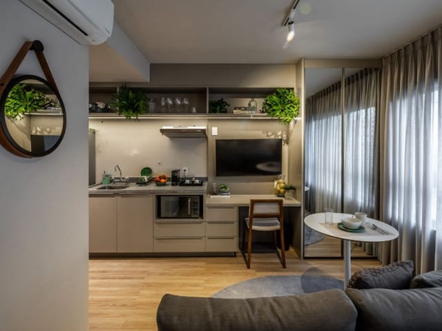Apartamento com 26m² 1 quarto e 1 banheiro, à venda, no bairro Sumaré em São Paulo