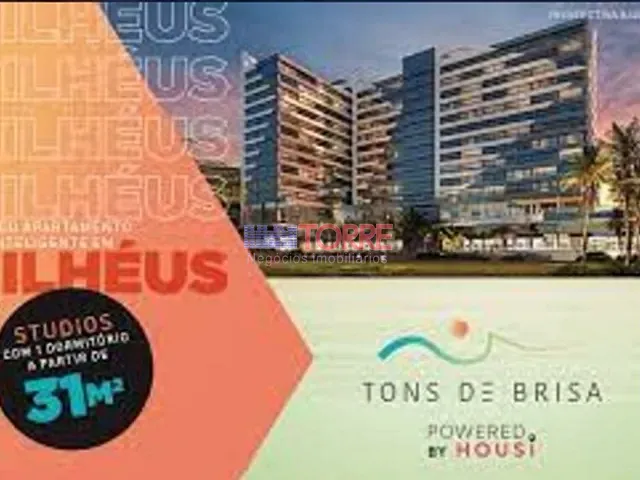 Apartamento com 31m² 1 quarto e 1 banheiro, à venda, no bairro Jardim Atlântico em Ilhéus