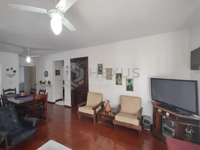 Apartamento com 130m² 3 quartos e 2 banheiros, à venda, no bairro Enseada em Guarujá