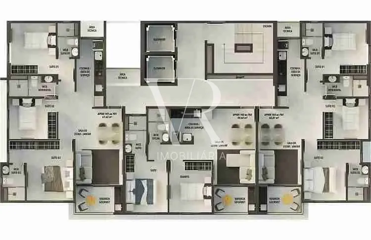 Apartamento, 3 quartos, 65 m² - Foto 10