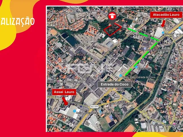 Apartamento 2 quartos e 1 banheiro, à venda, no bairro Recreio Ipitanga em Lauro de Freitas