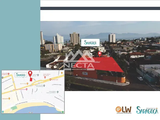 Apartamento com 94m² 3 quartos e 2 banheiros, à venda, no bairro Sumaré em Caraguatatuba