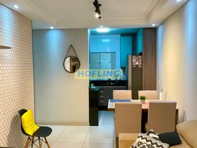 Apartamento 2 quartos e 1 banheiro, à venda, no bairro Jardim Guanabara II em Rio Claro