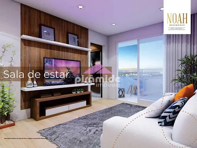 Apartamento com 77m² 2 quartos e 2 banheiros, à venda, no bairro Jardim São Dimas em São José dos Campos