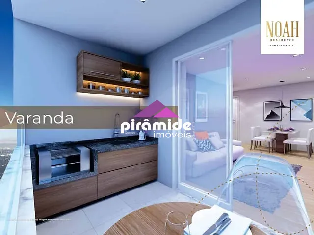 Apartamento com 76m² 2 quartos e 2 banheiros, à venda, no bairro Jardim São Dimas em São José dos Campos