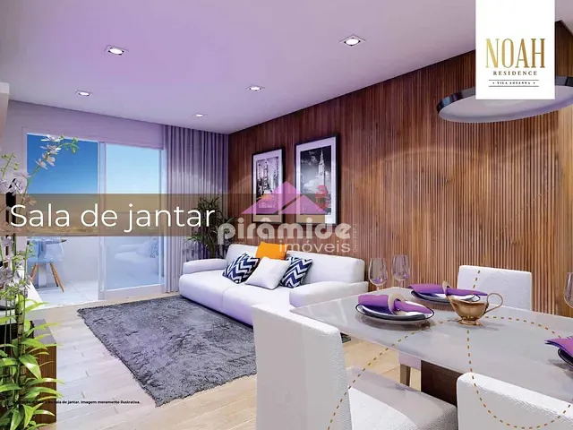 Apartamento com 76m² 2 quartos e 2 banheiros, à venda, no bairro Jardim São Dimas em São José dos Campos