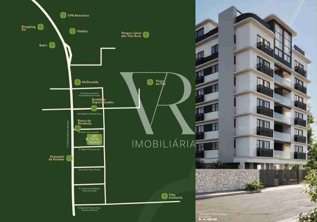 Apartamento à venda com 3 quartos, 69m² - Foto 2