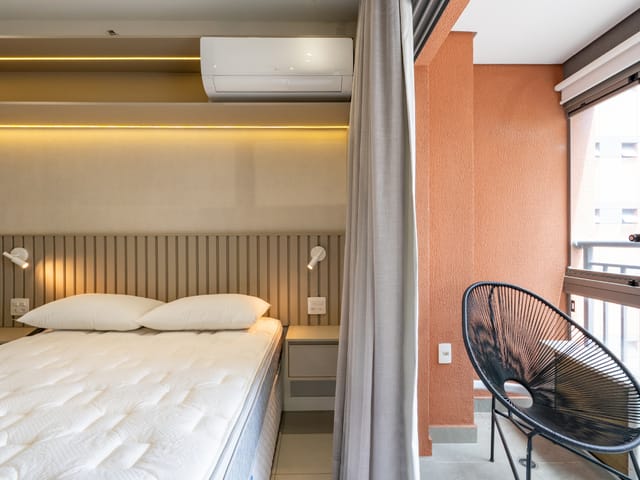 Apartamento com 27m² 1 quarto e 1 banheiro, à venda, no bairro Santo Amaro em São Paulo