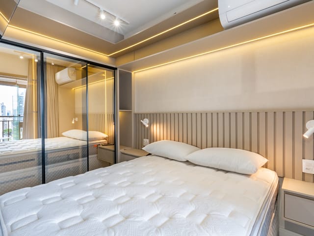 Apartamento com 27m² 1 quarto e 1 banheiro, à venda, no bairro Santo Amaro em São Paulo