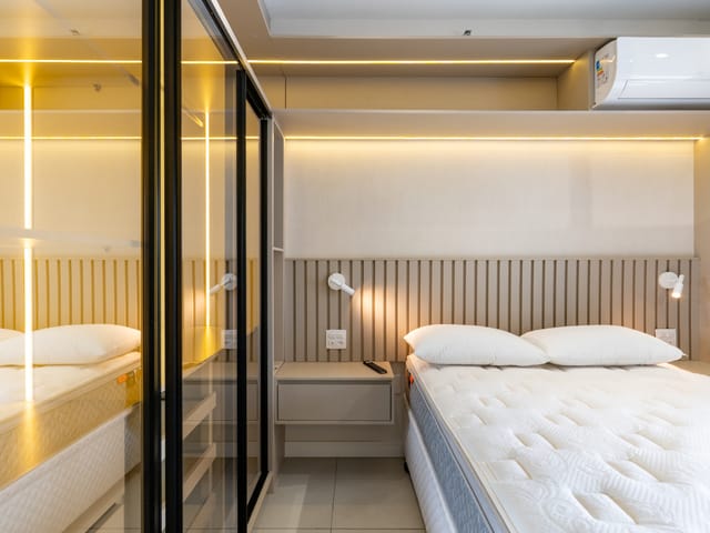 Apartamento com 27m² 1 quarto e 1 banheiro, à venda, no bairro Santo Amaro em São Paulo