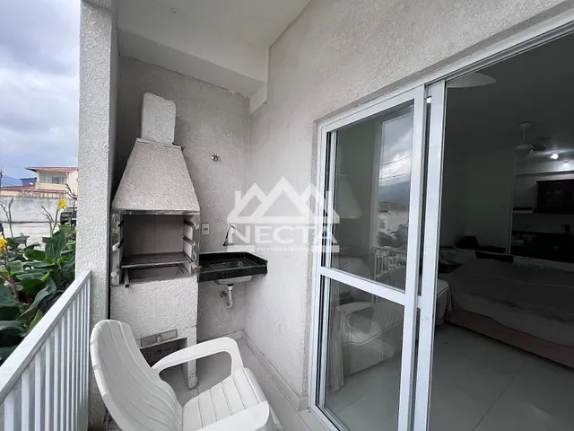 Apartamento com 60m² 2 quartos e 1 banheiro, à venda, no bairro Jardim Tarumãs em Caraguatatuba