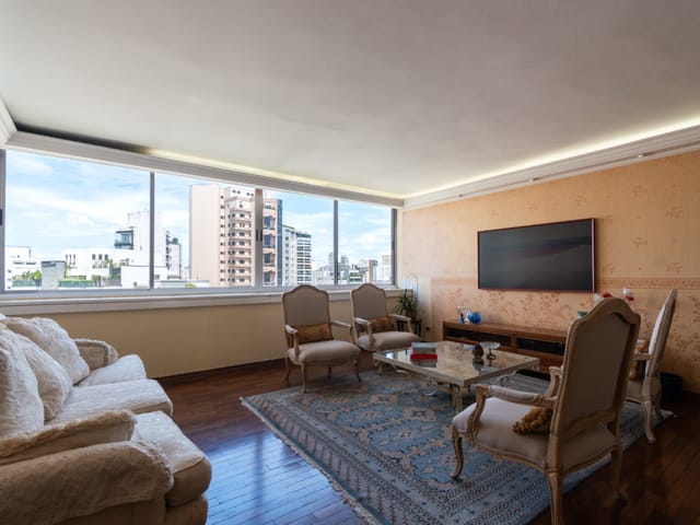 Apartamento com 182m² 3 quartos e 4 banheiros, à venda, no bairro Jardim Paulista em São Paulo