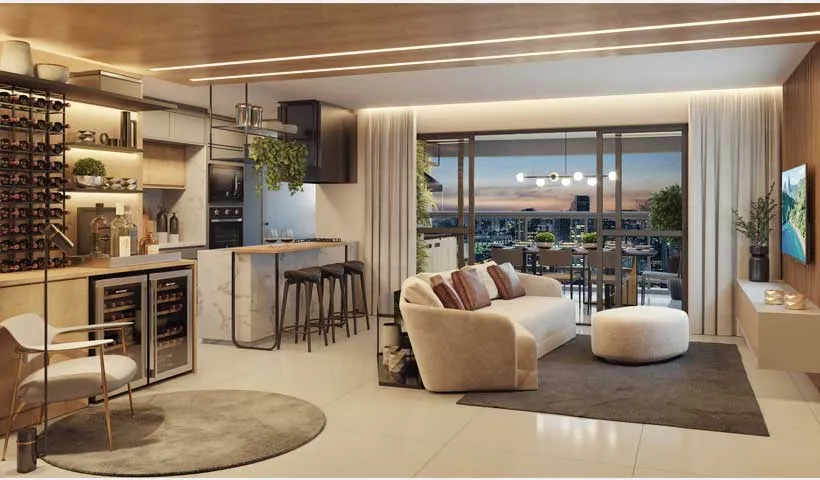 Apartamento para venda em Jardim das Acácias com 3 quartos, sendo 2 suítes, 107m²