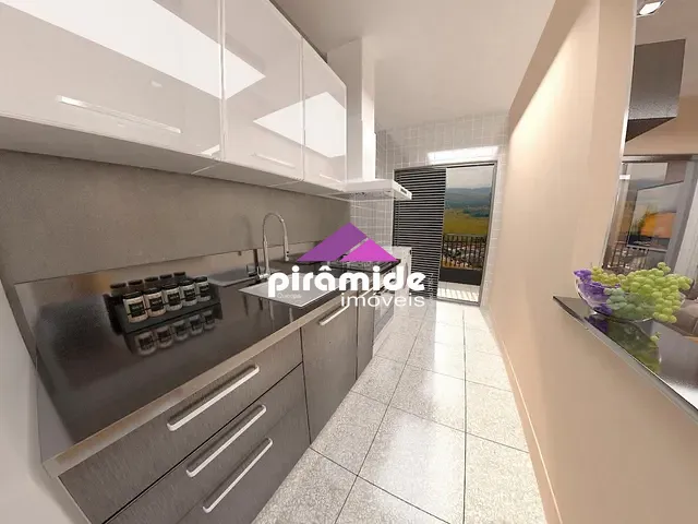 Apartamento com 73m² 3 quartos e 2 banheiros, à venda, no bairro Urbanova em São José dos Campos