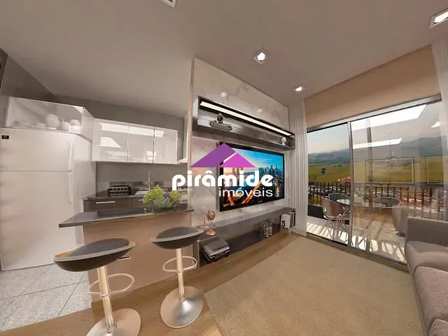 Apartamento com 66m² 2 quartos e 2 banheiros, à venda, no bairro Urbanova em São José dos Campos