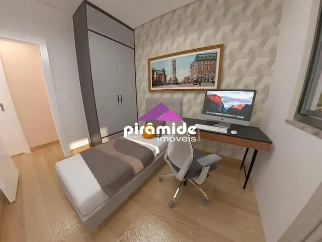 Apartamento com 66m² 2 quartos e 2 banheiros, à venda, no bairro Urbanova em São José dos Campos