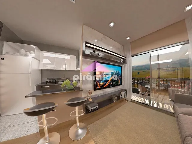 Apartamento com 66m² 2 quartos e 2 banheiros, à venda, no bairro Urbanova em São José dos Campos