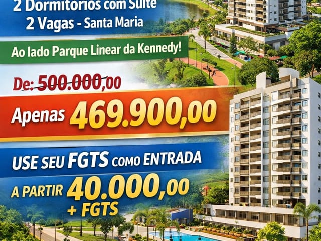 Apartamento com 65m² 2 quartos e 2 banheiros, à venda, no bairro Santa Maria em São Caetano do Sul