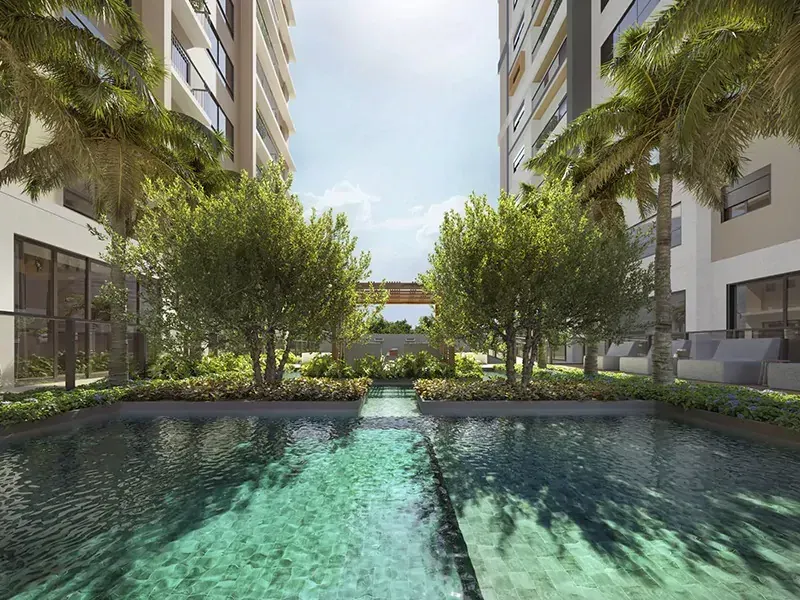 Flat à venda no Emirates Parque Flamboyant com 47,25m2, Jardim Goiás, Goiânia, GO