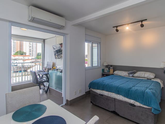 Apartamento com 32m² 1 quarto e 1 banheiro, à venda, no bairro Chácara Santo Antônio (Zona Sul) em São Paulo